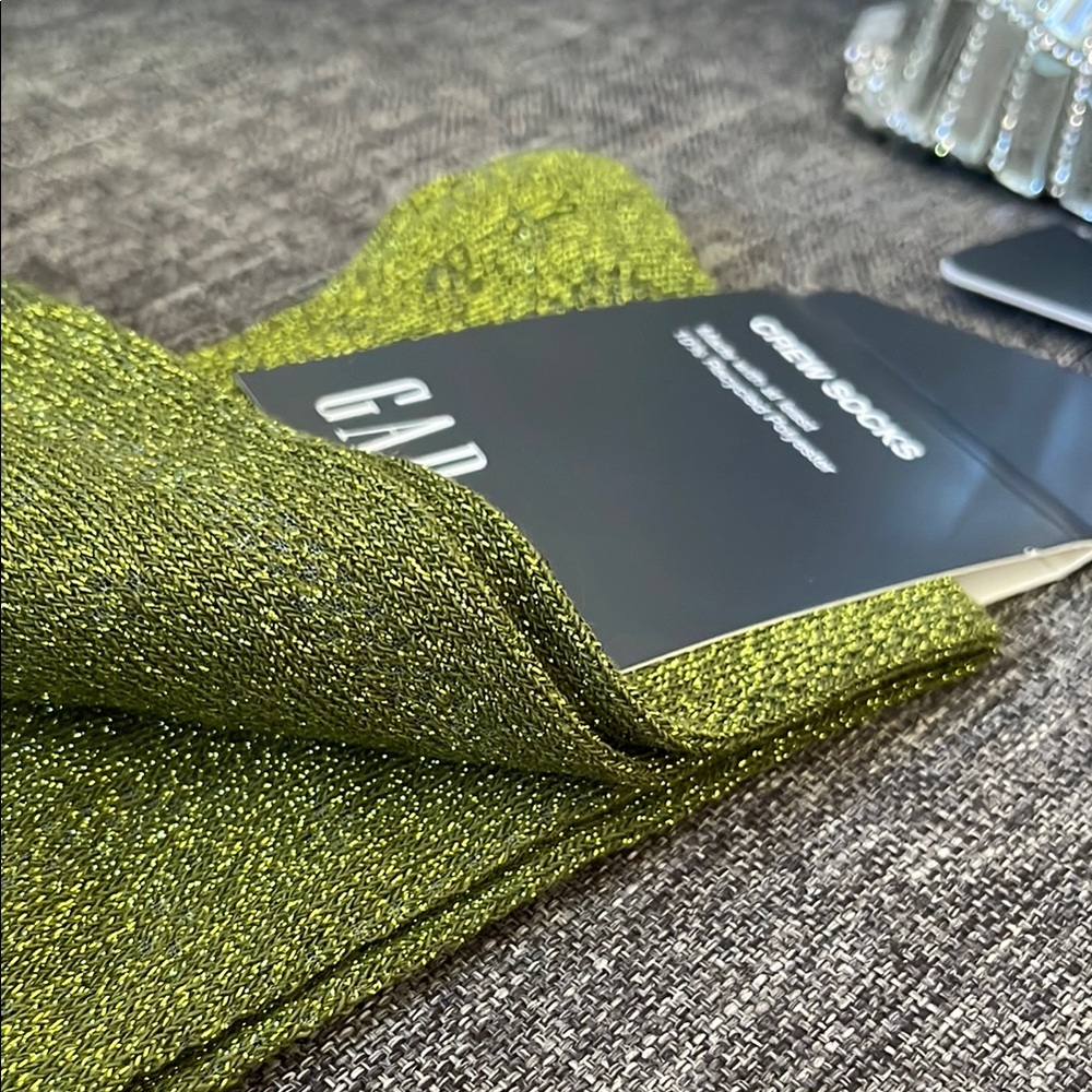 GAP Green Crew Socks - Picture 5 of 10